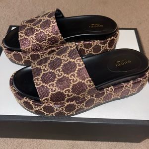 Gucci Platform Slide Sandals